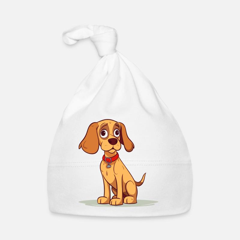 Conception de chien mignon pour les propriétaires de chiens Bonnet bio Bébé