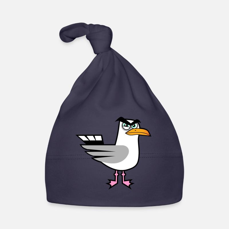 Angry Seagull Organic Baby Cap