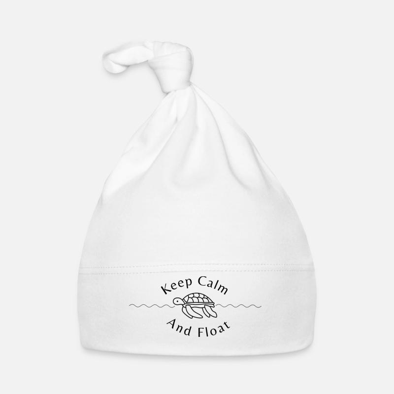Keep calm and float Organic Baby Cap