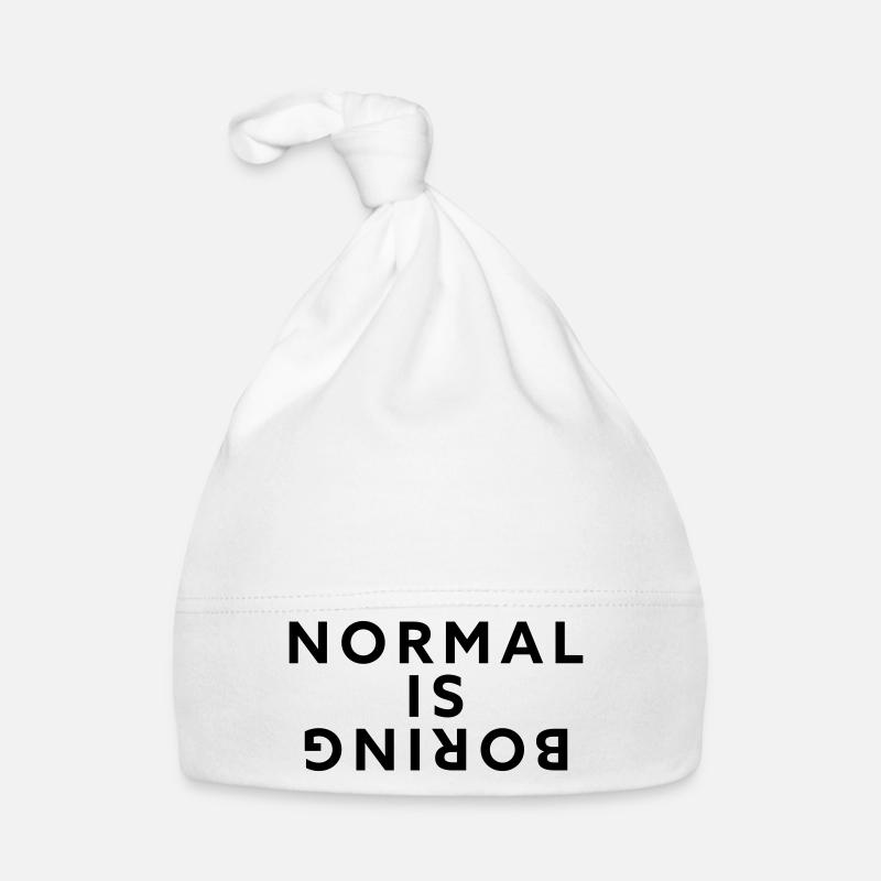Normal, c’est ennuyeux Bonnet bio Bébé