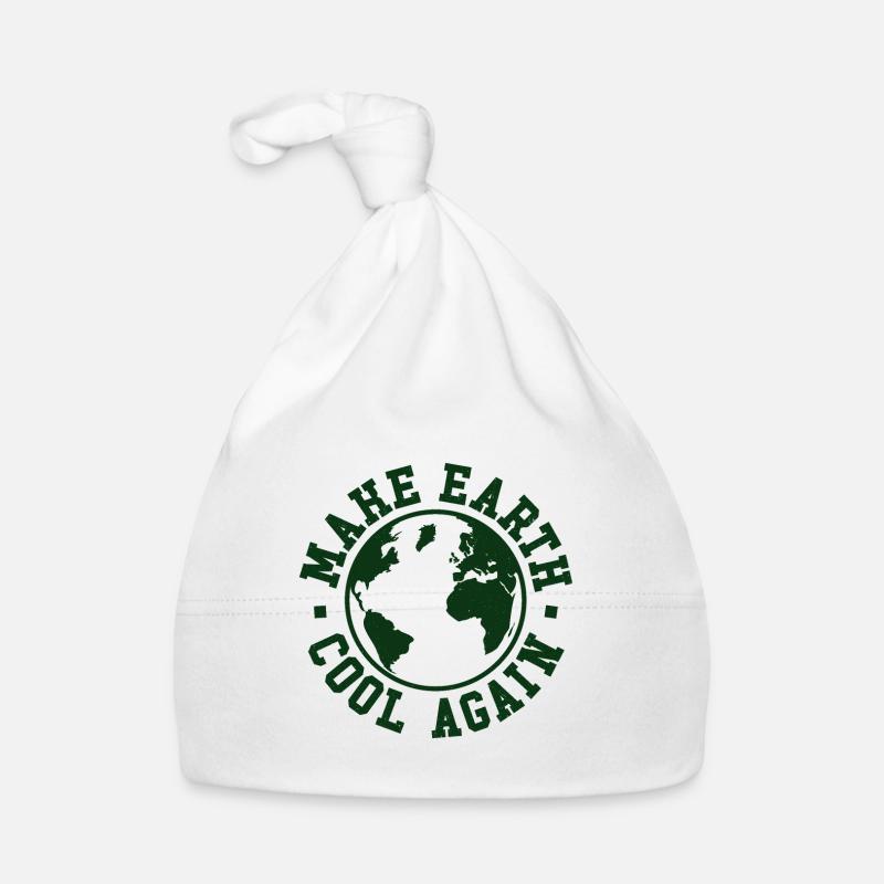 Make Earth Cool Again Organic Baby Cap