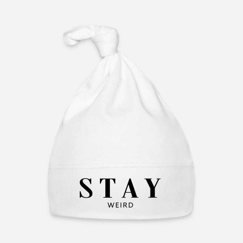 Stay weird Baby Bio-Mütze