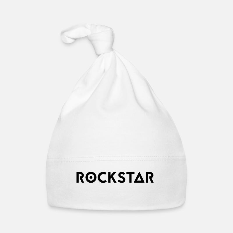 Rock Star Text Baby Bio-Mütze