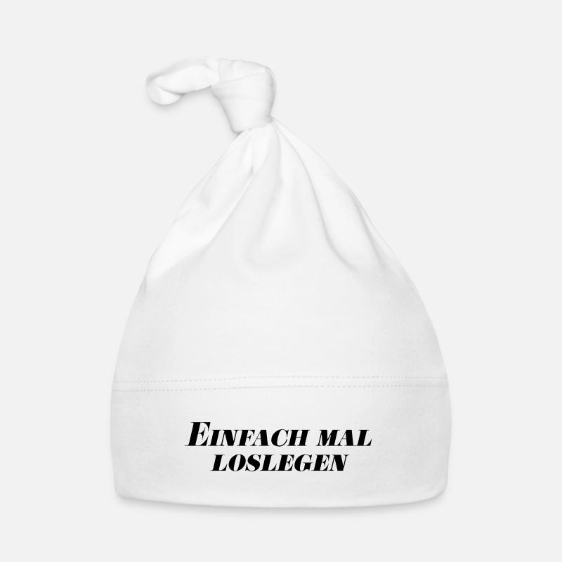 Einfach mal loslegen Baby Bio-Mütze