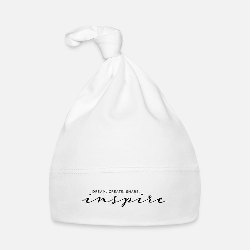 Dream Create Share Inspire Organic Baby Cap
