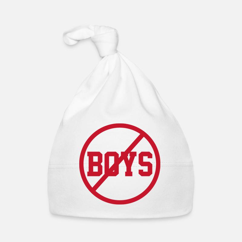 Nope Boys Graphic No Boys Bonnet bio Bébé