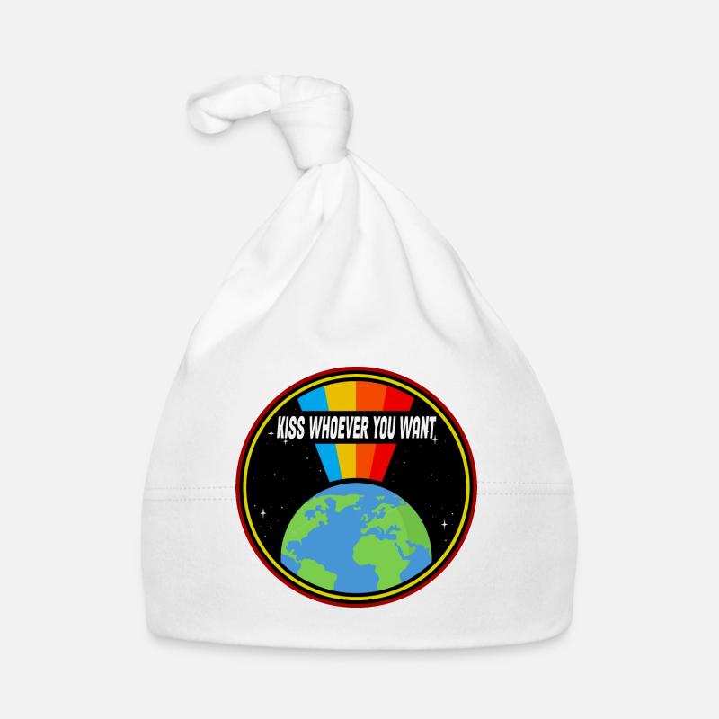 Graphique Rainbow Kiss Bonnet bio Bébé