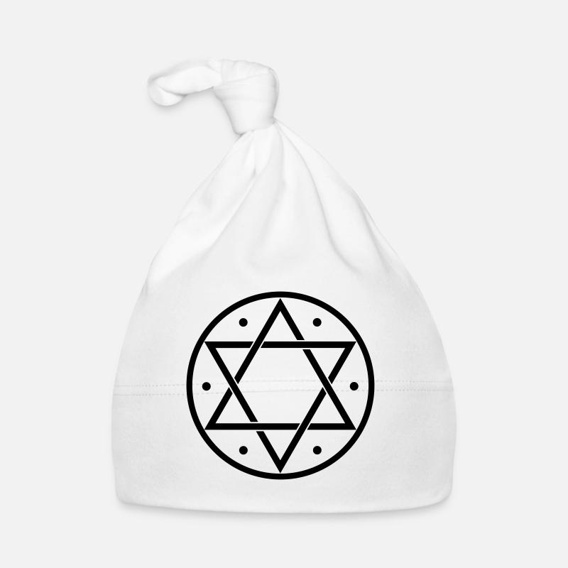 Hexagram, Magic, Merkaba, David Star, Yin Yang Bonnet bio Bébé