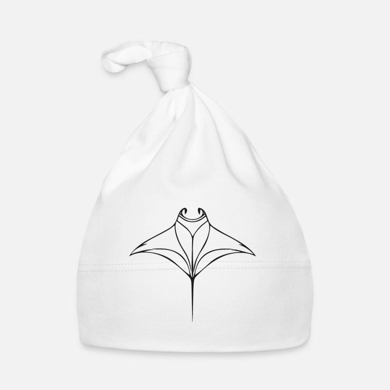 Mantarochen im eleganten Flug Baby Bio-Mütze