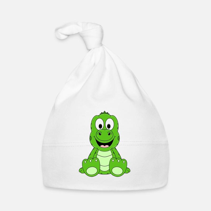 DINOSAURIER - GECKO - ECHSE - TIER - KIND - BABY Baby Bio-Mütze