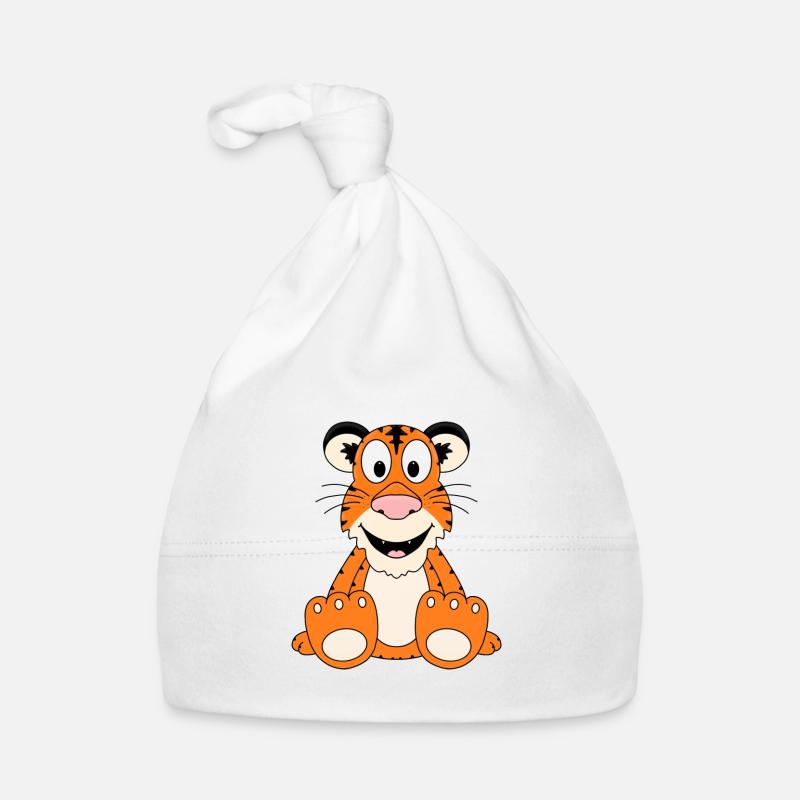 TIGER - LIEBE - TIER - KIND - BABY Baby Bio-Mütze