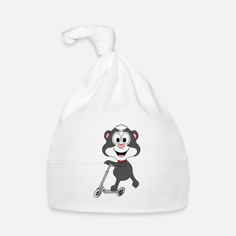ROLLER - STINKTIER - TIER - KINDER - BABY Baby Bio-Mütze