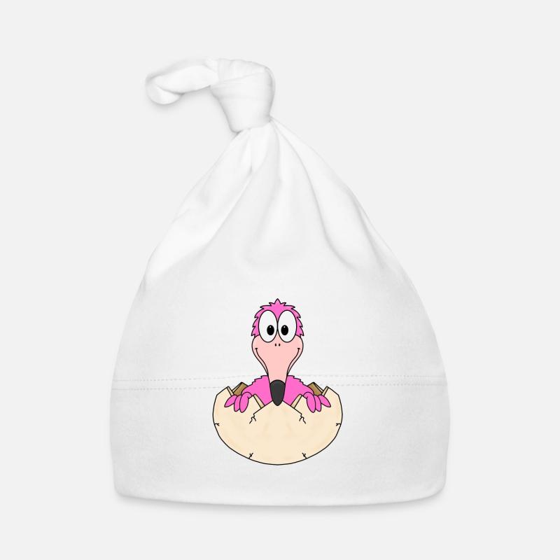 FLAMINGO - BABY - KIND - GEBURT - EI - TIER Baby Bio-Mütze