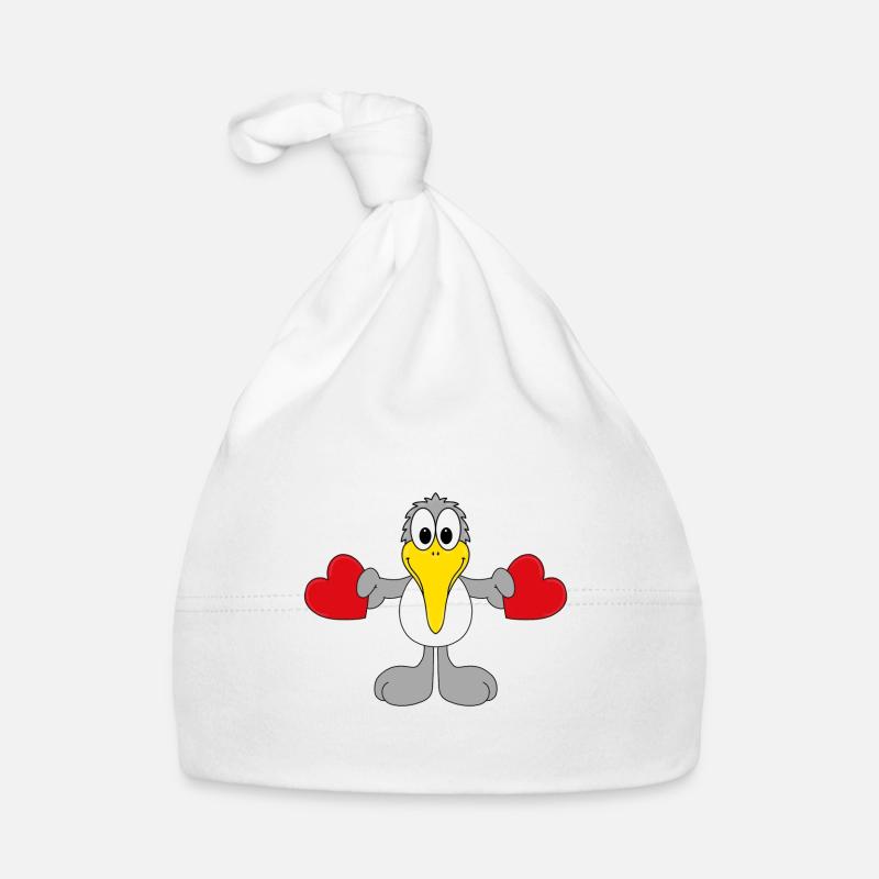 MÖWE - LIEBE - LOVE - MEER - SEE - VOGEL - TIER Baby Bio-Mütze