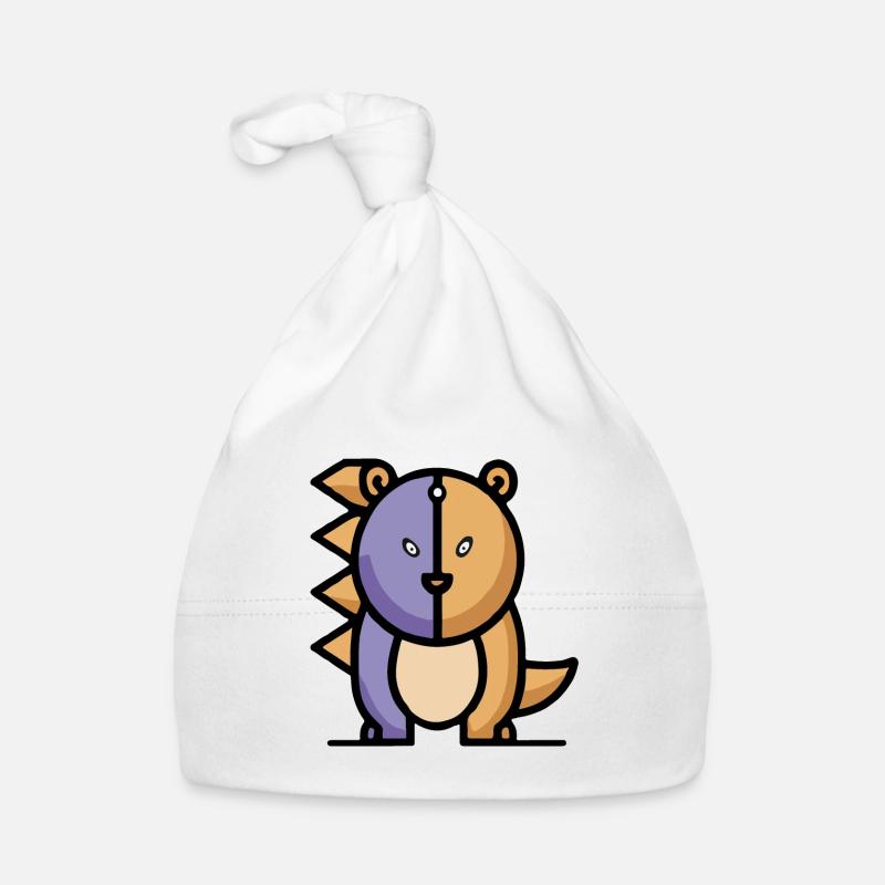 Drôle de dessin animé Dragon Bear Bonnet bio Bébé