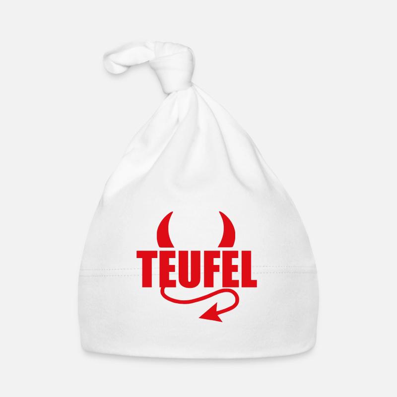 TEUFEL - HÖLLE - TEUFLISCH - TEUFELCHEN Baby Bio-Mütze