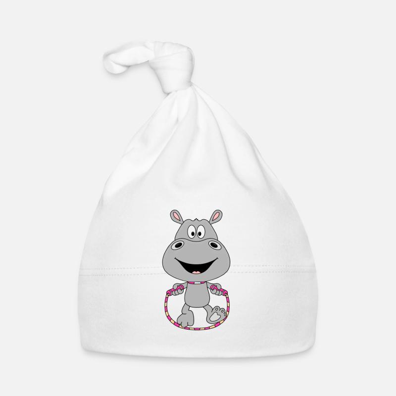 SEILSPRINGEN - SPRINGSEIL - NILPFERD - BABY Baby Bio-Mütze