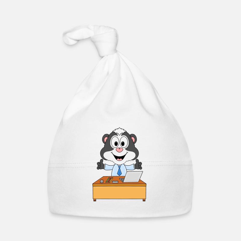 STINKTIER - ARBEIT - JOB - BERUF - CHEF - TIER Baby Bio-Mütze