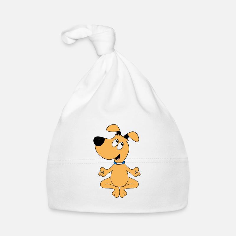 HUND - YOGA - PILATES - TIER - TIERISCH Baby Bio-Mütze