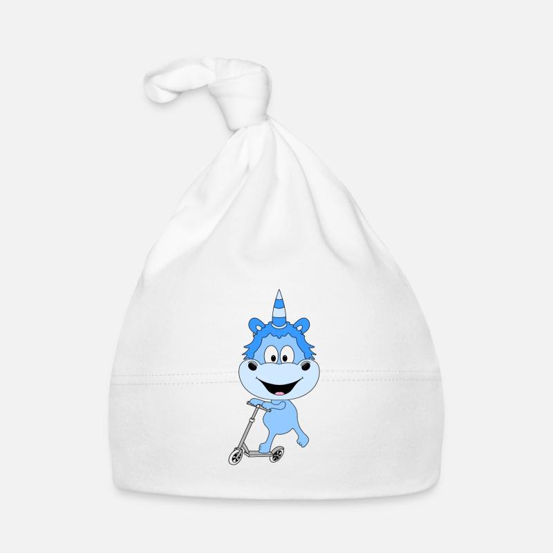 EINHORN - ROLLER - KIND - BABY Baby Bio-Mütze