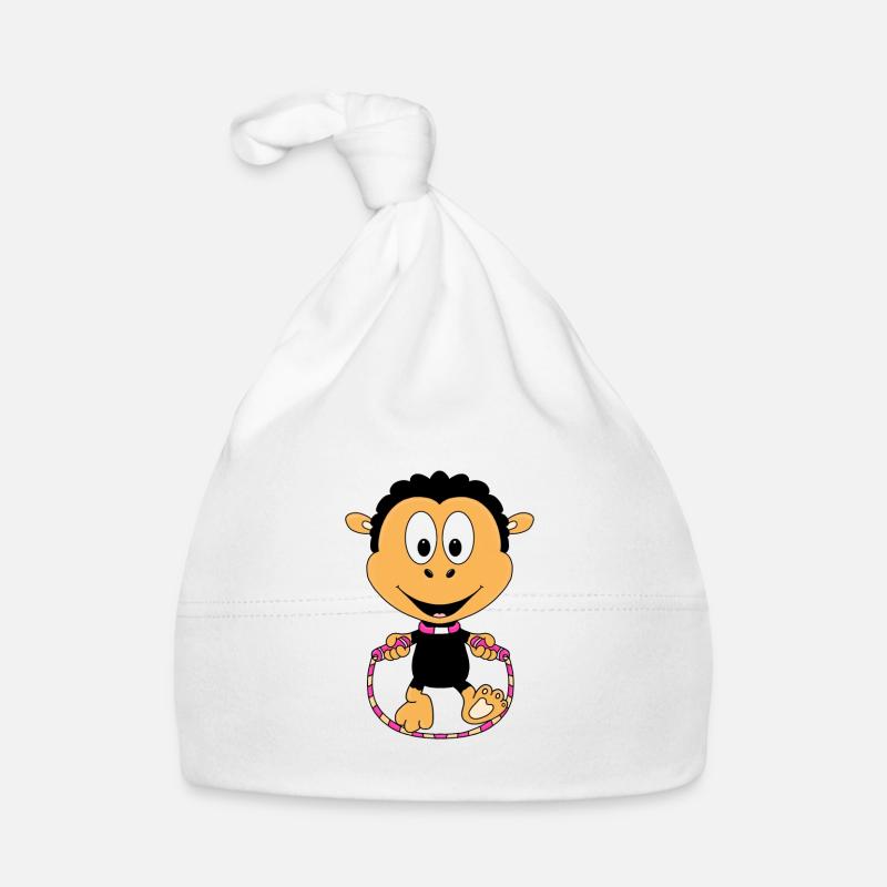 SCHAF - SEILSPRINGEN - SPRINGSEIL - TIER - KIND Baby Bio-Mütze