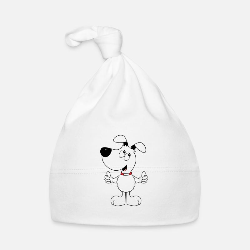 HUND - TIER - TIERISCH - GUT - HUNDE Baby Bio-Mütze