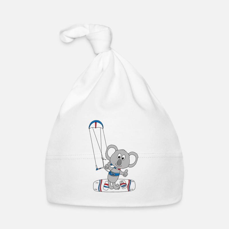 KOALA - KITE - KITESURFEN - KITESURFER - KITEN Baby Bio-Mütze