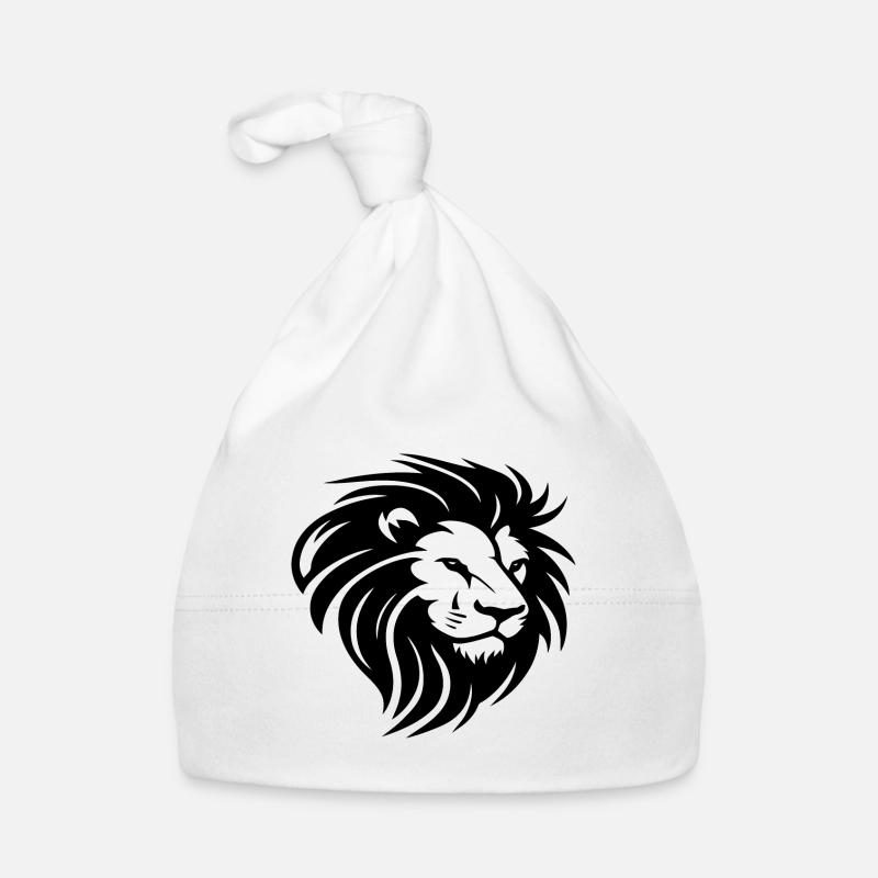 Lion's head with mane Organic Baby Cap
