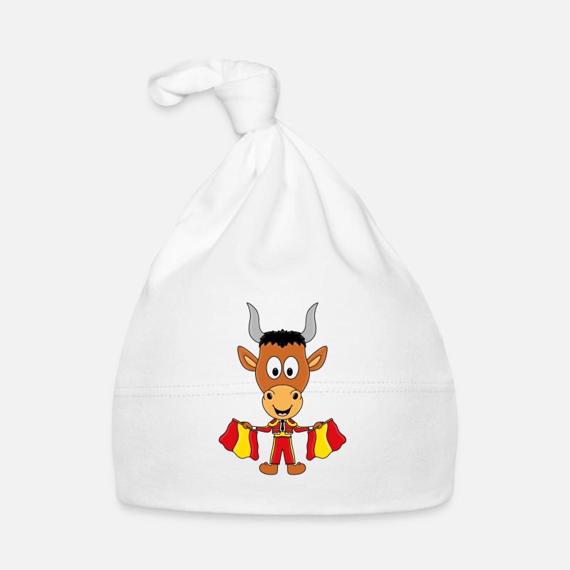 TORERO - STIER - SPANIEN - TIER Baby Bio-Mütze