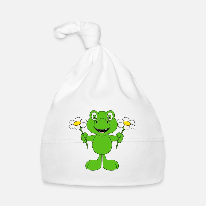 BLUMEN - DINO - DINOSAURIER - KINDER - BABYS Baby Bio-Mütze