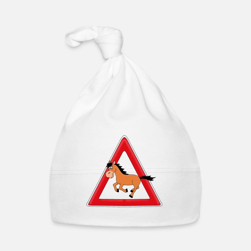 ACHTUNG PFERD Baby Bio-Mütze