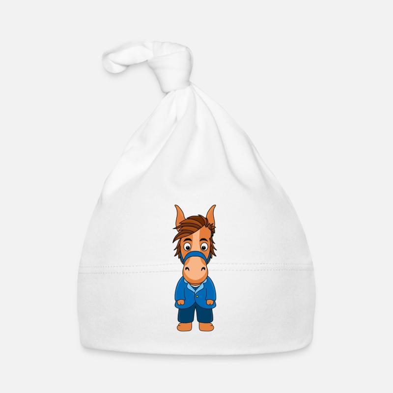 BRÄUTIGAM - PFERD Baby Bio-Mütze