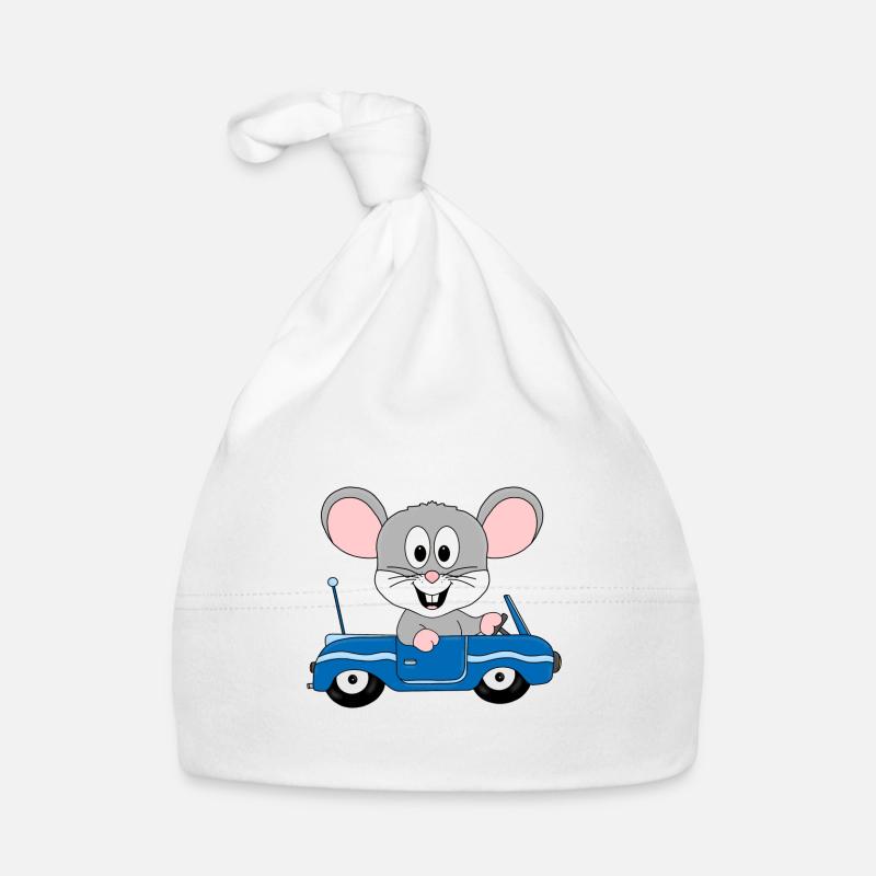 AUTO - MAUS - TIER - KINDER - BABYS Baby Bio-Mütze
