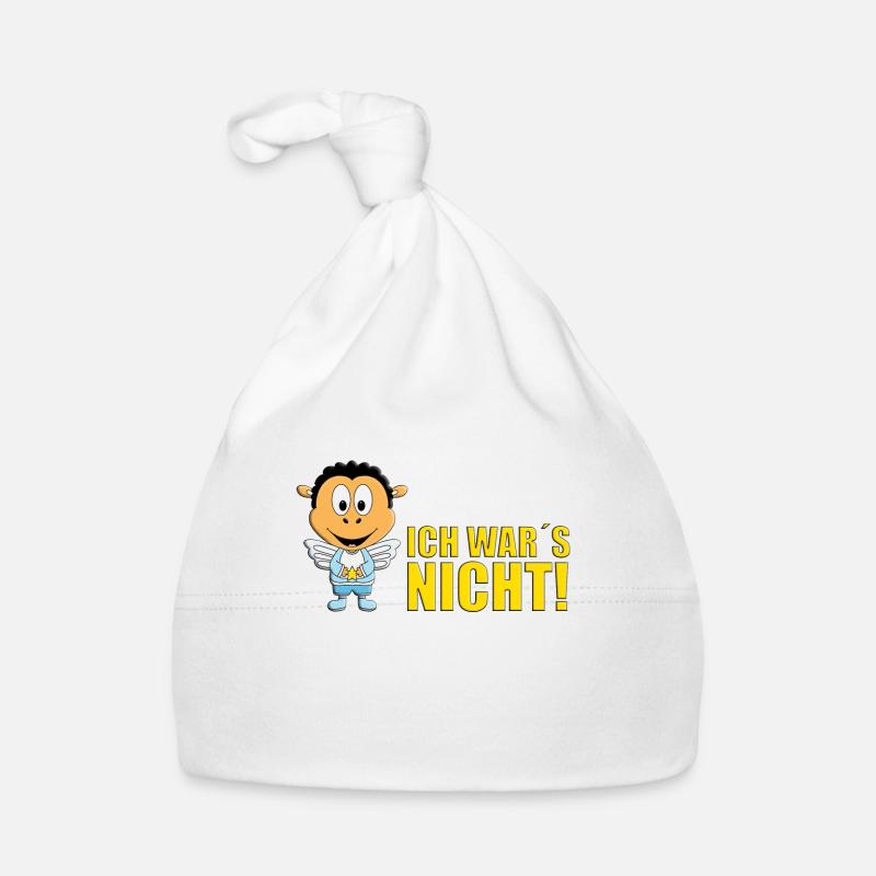 SCHAF - ENGEL - ICH WAR´S NICHT! Baby Bio-Mütze