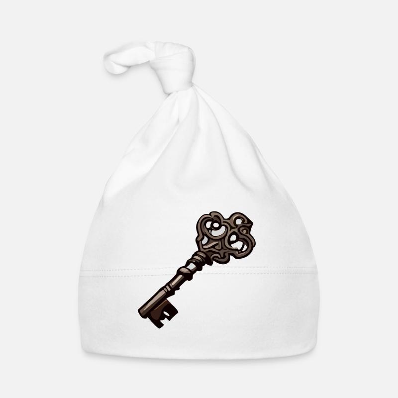 Key / Lock / Locked / Security Organic Baby Cap