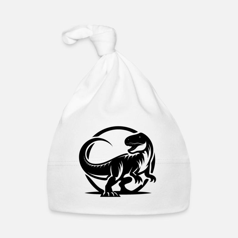 Dinosaur Logo Design for Dino Fans Organic Baby Cap