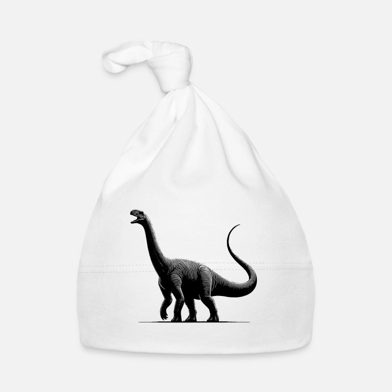 Dino géant Diplodocus dinosaure sauropode Bonnet bio Bébé