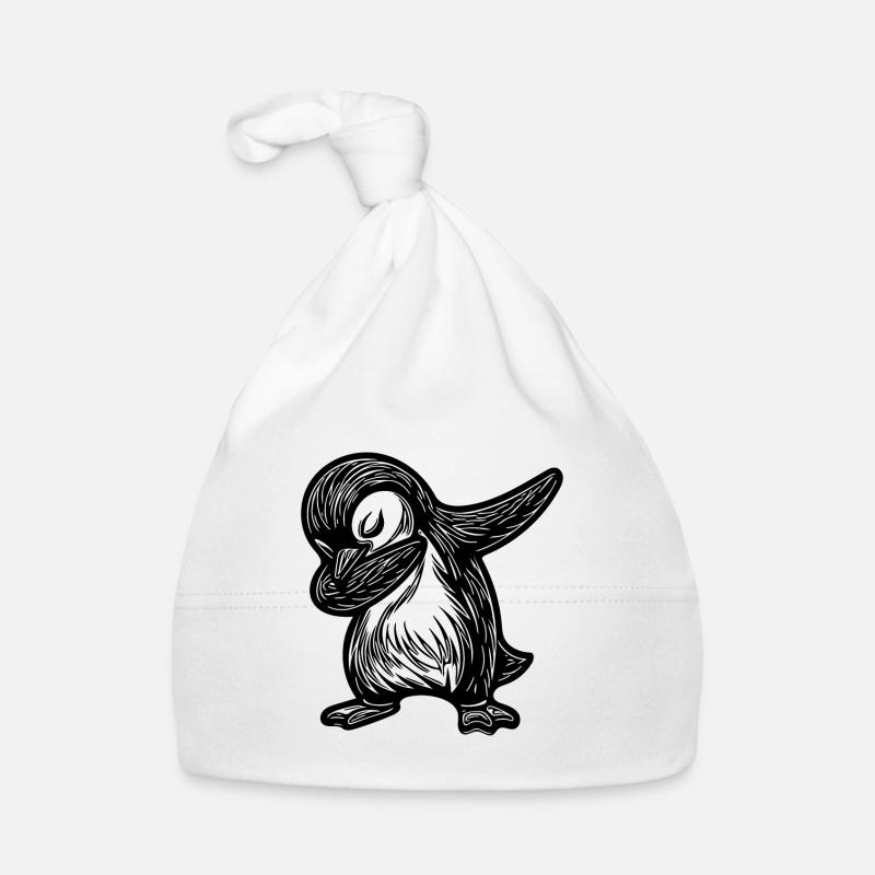 Süsser Knuffiger Pinguin Kleiner Dabbing Pinguin Baby Bio-Mütze