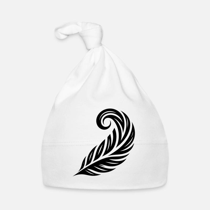 Curved Ink Pen Organic Baby Cap