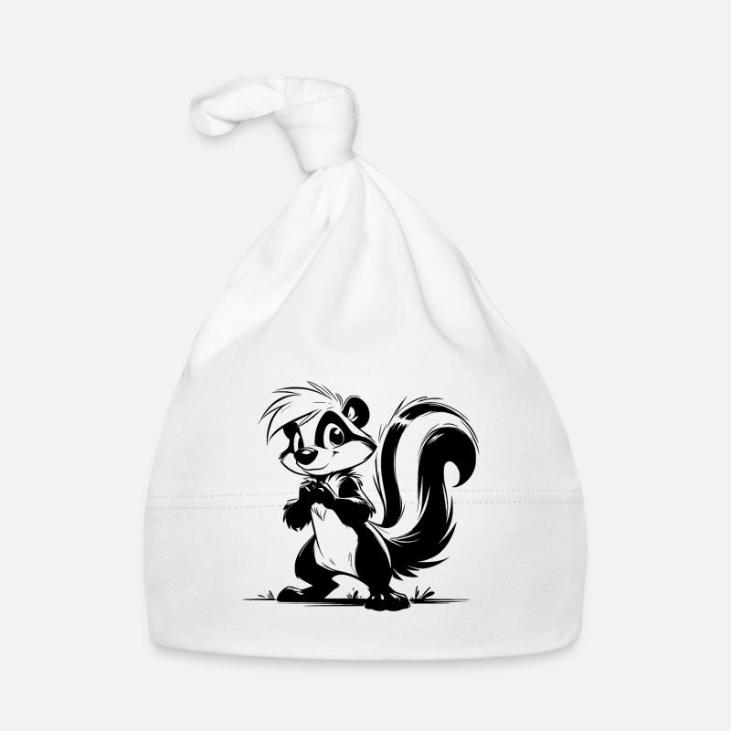 Skunk Enfants Bébé Dessin Bonnet bio Bébé