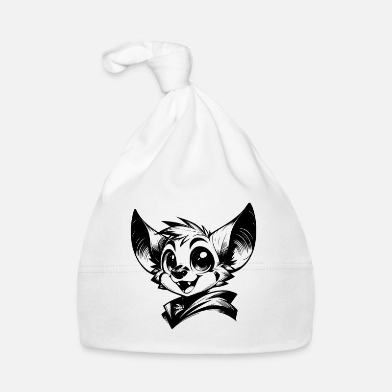 Drôle d’enfants chauve-souris vampire dessin Bonnet bio Bébé