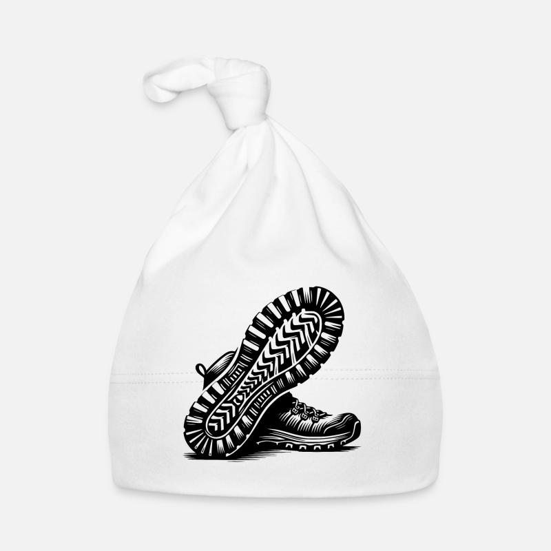 Hiking boots with tread for nature hikers Organic Baby Cap