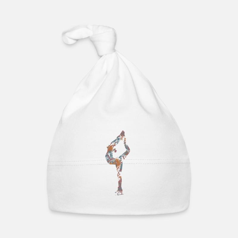 figure skating Organic Baby Cap