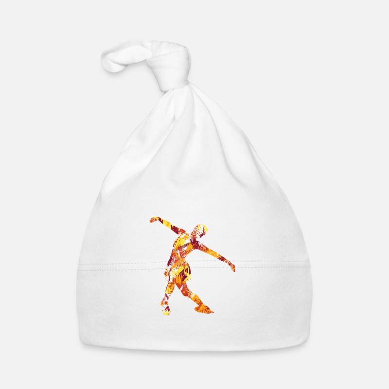 Eiskunstlauf - Baby Bio-Mütze - Weiß
