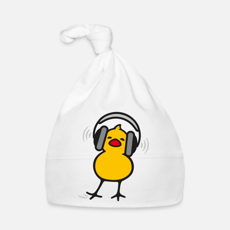 SoundChick - Bonnet bio Bébé - blanc