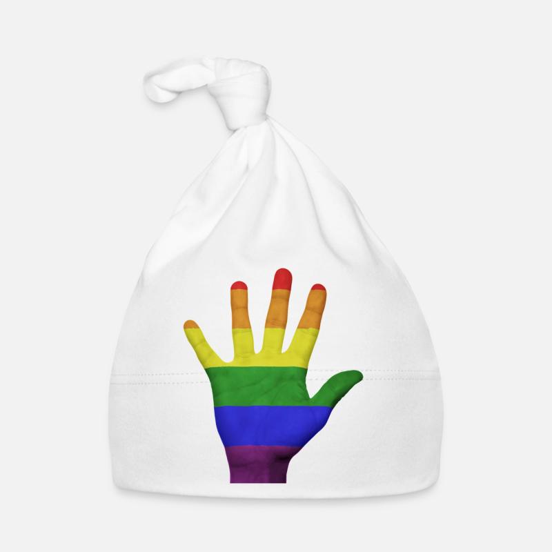 main LGBT PRIDE Bonnet bio Bébé