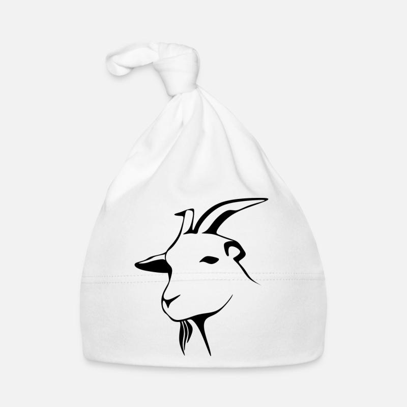 goat9 - Bonnet bio Bébé - blanc
