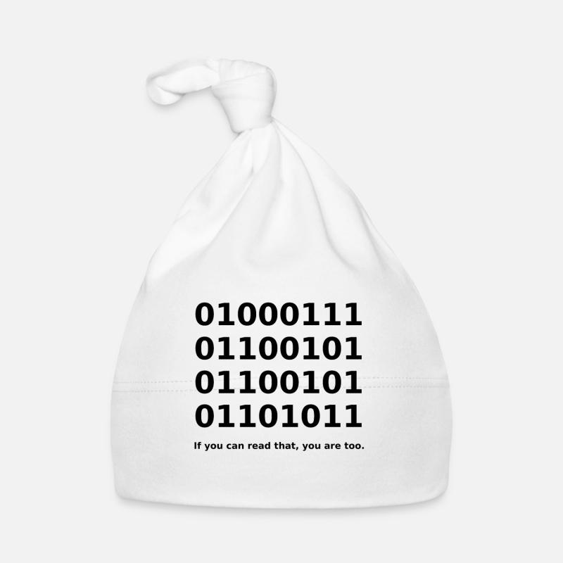 Binary / Binary Code Binary Code Funny T-Shirt Organic Baby Cap