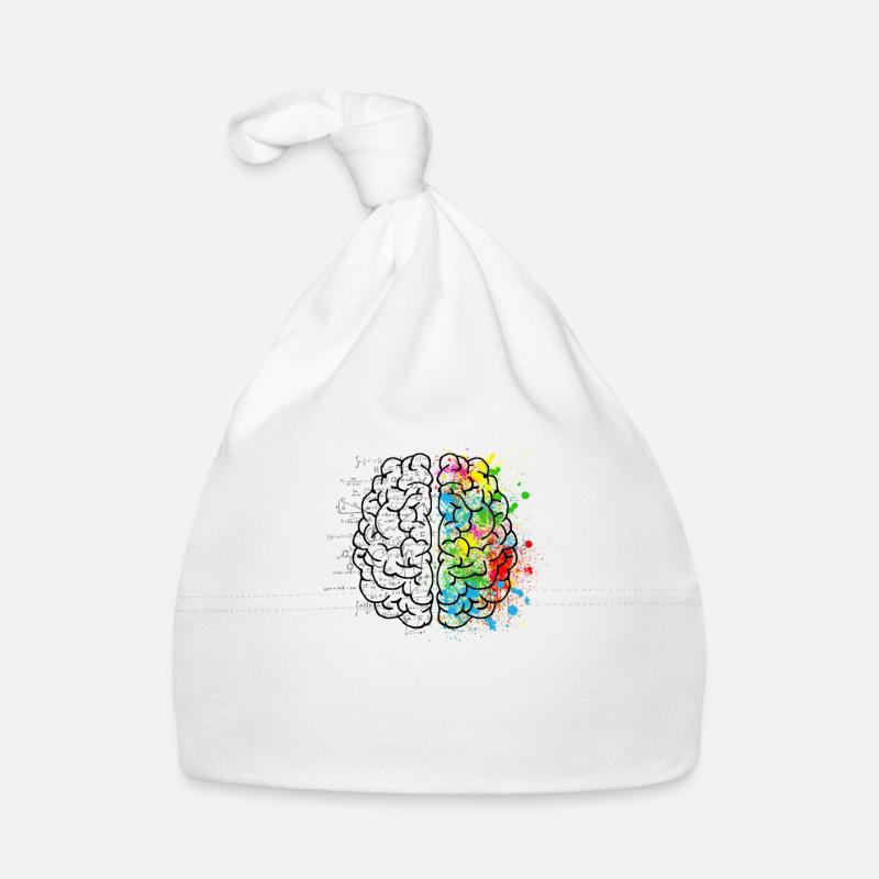 Créatif ou logeant dans le cerveau Bonnet bio Bébé