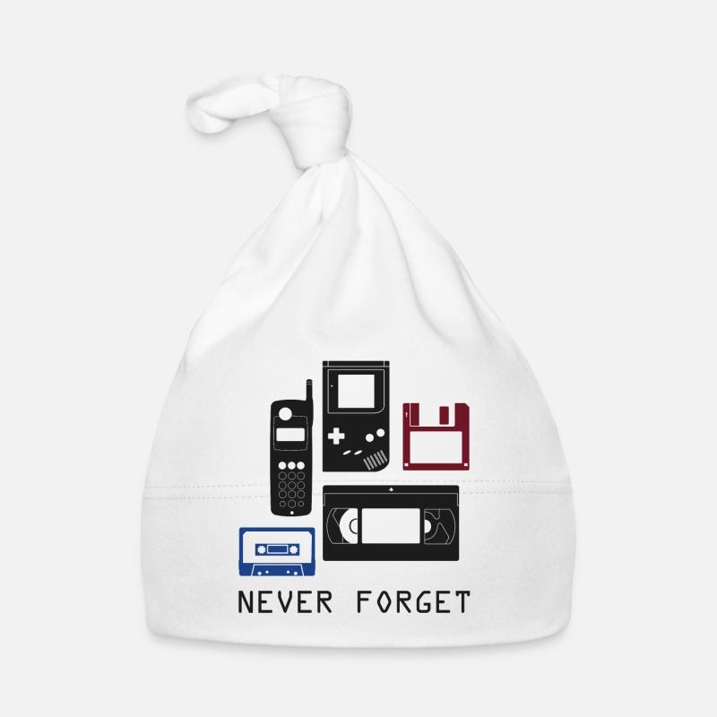 Neverforget Nerd Shirt Organic Baby Cap